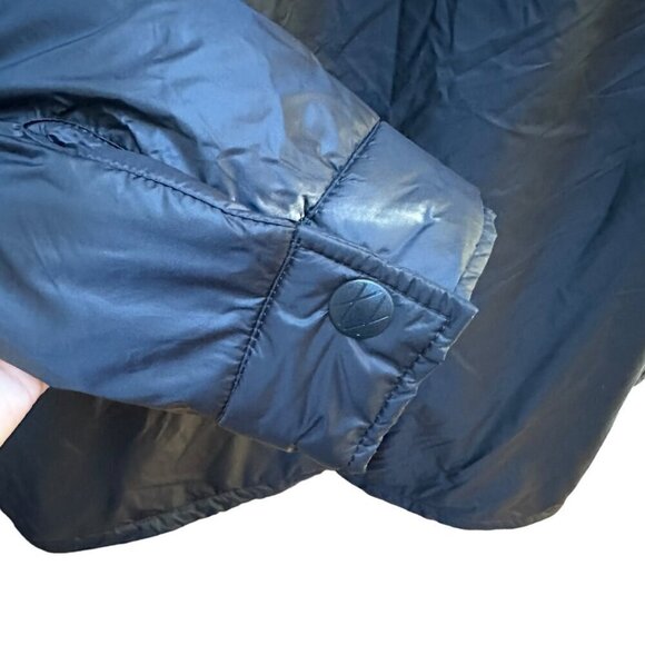 H&M Divided Hoodie Hooded Quilted Jacket Coat Black Puffy Men's Large - Picture 5 of 9